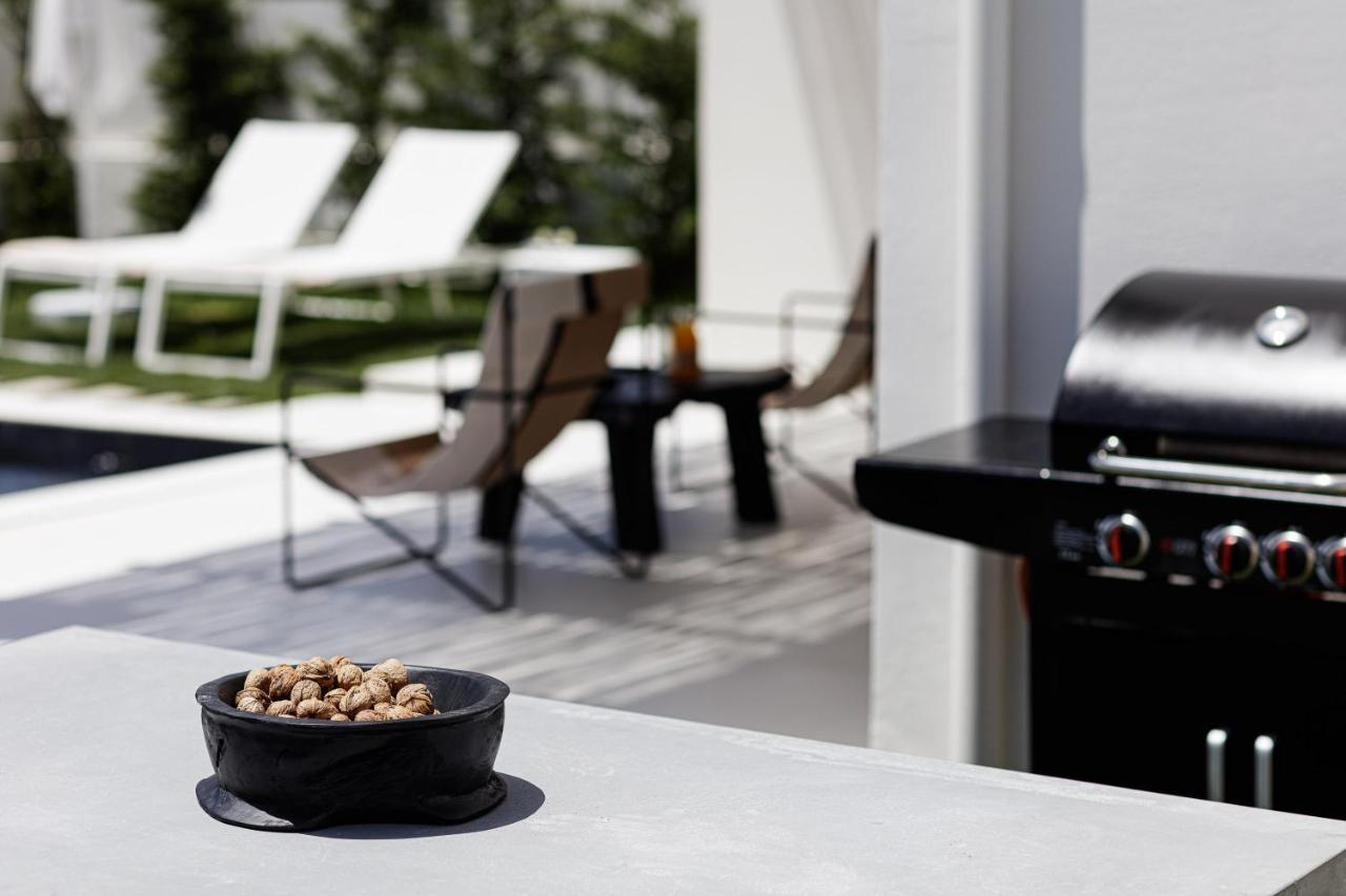 Modern Villa Casa Filo Verde With Private Pool & Bbq,200M From The Beach Plakiász Kültér fotó