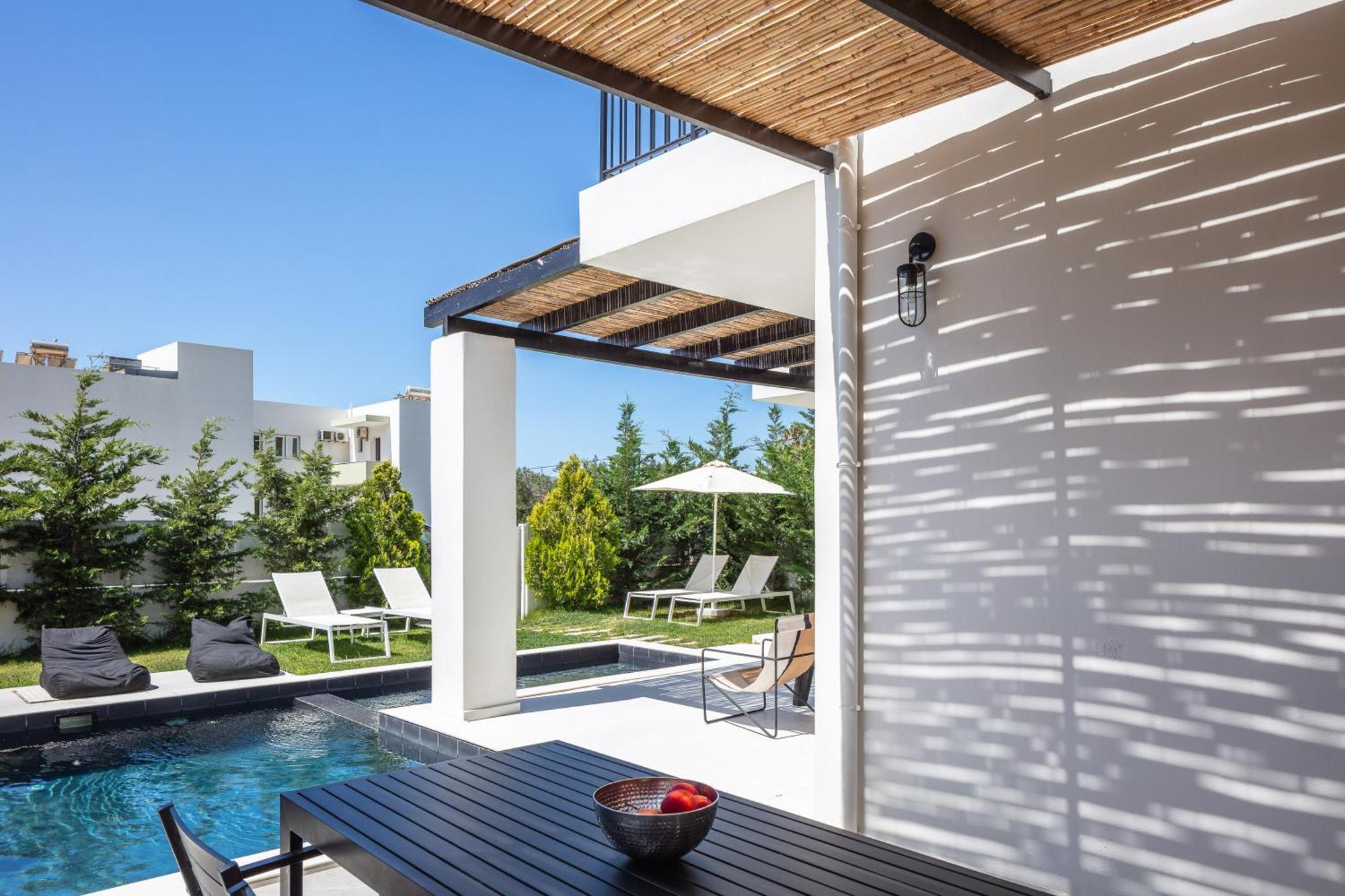 Modern Villa Casa Filo Verde With Private Pool & Bbq,200M From The Beach Plakiász Kültér fotó